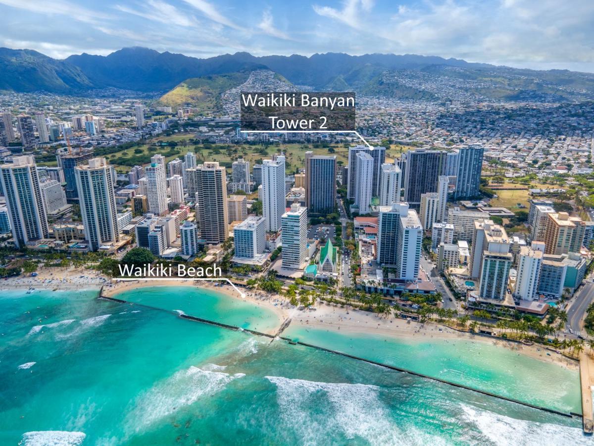 Waikiki Banyan 1Br With Great Ocean Views, Steps To Beach & Parking! Honolulu Exterior foto