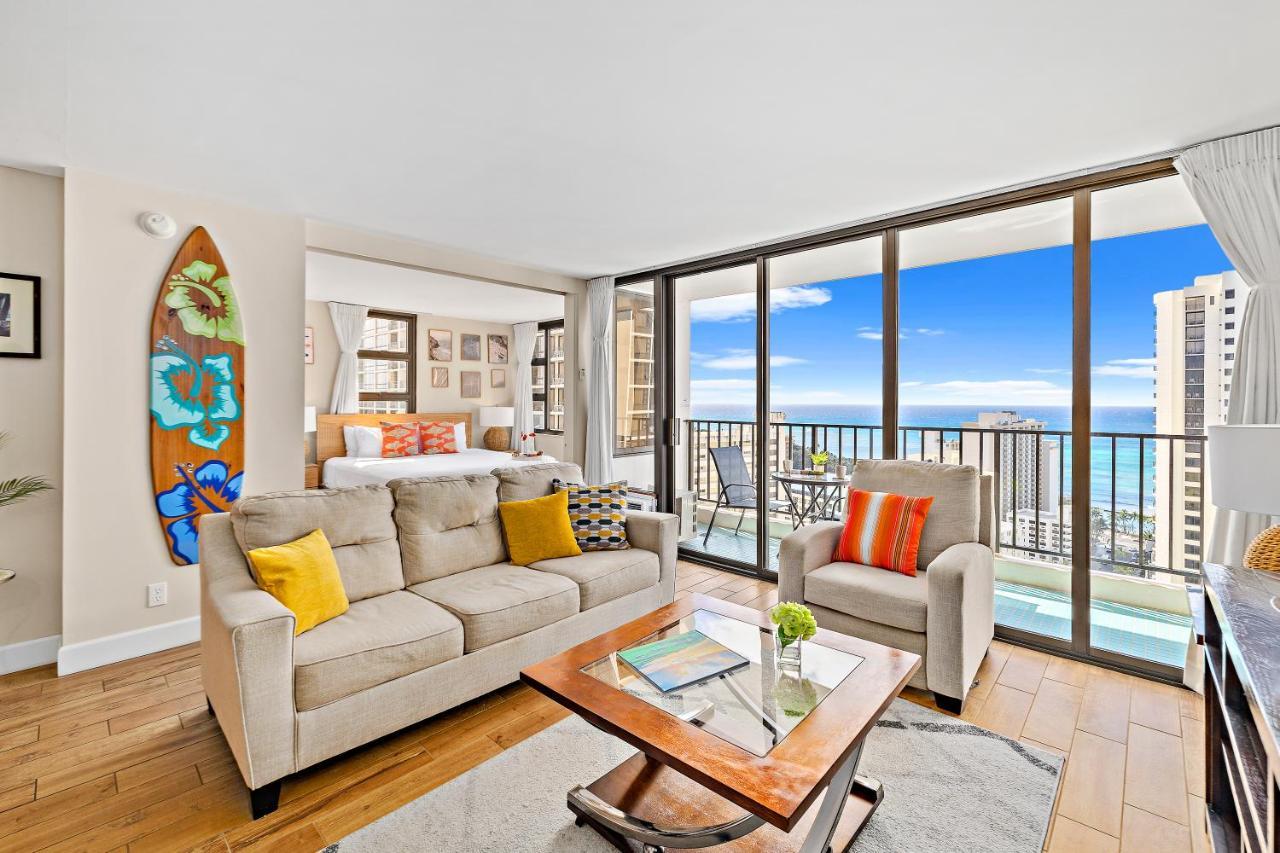 Waikiki Banyan 1Br With Great Ocean Views, Steps To Beach & Parking! Honolulu Exterior foto