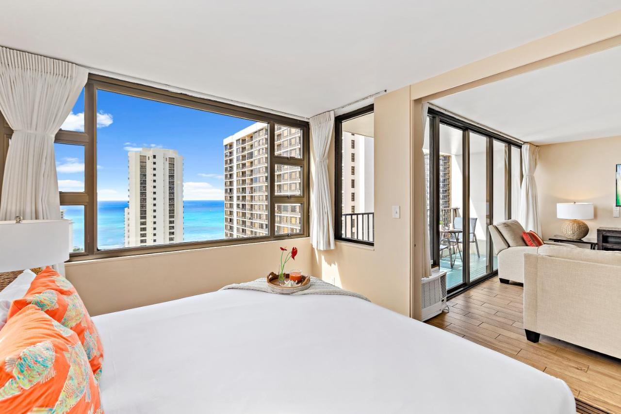 Waikiki Banyan 1Br With Great Ocean Views, Steps To Beach & Parking! Honolulu Exterior foto