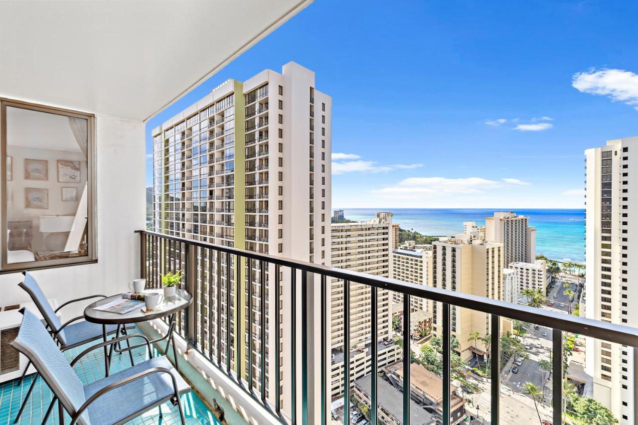 Waikiki Banyan 1Br With Great Ocean Views, Steps To Beach & Parking! Honolulu Exterior foto